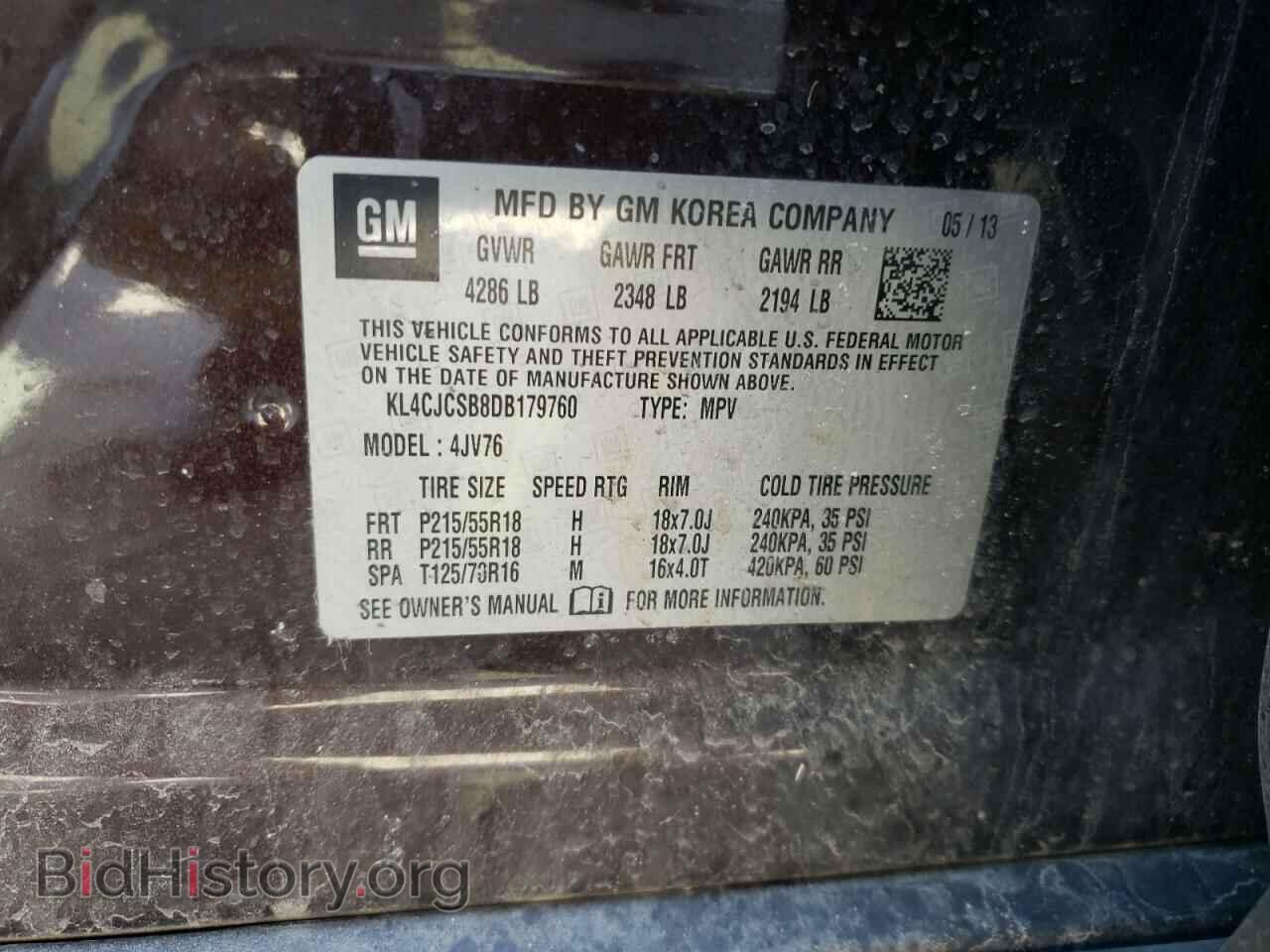 2013 BUICK ENCORE - VIN: KL4CJCSB8DB179760 - Photo 10