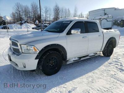 2015 RAM 1500 1500 Longh, white — VIN 1C6RR7PM5FS532671, Copart
