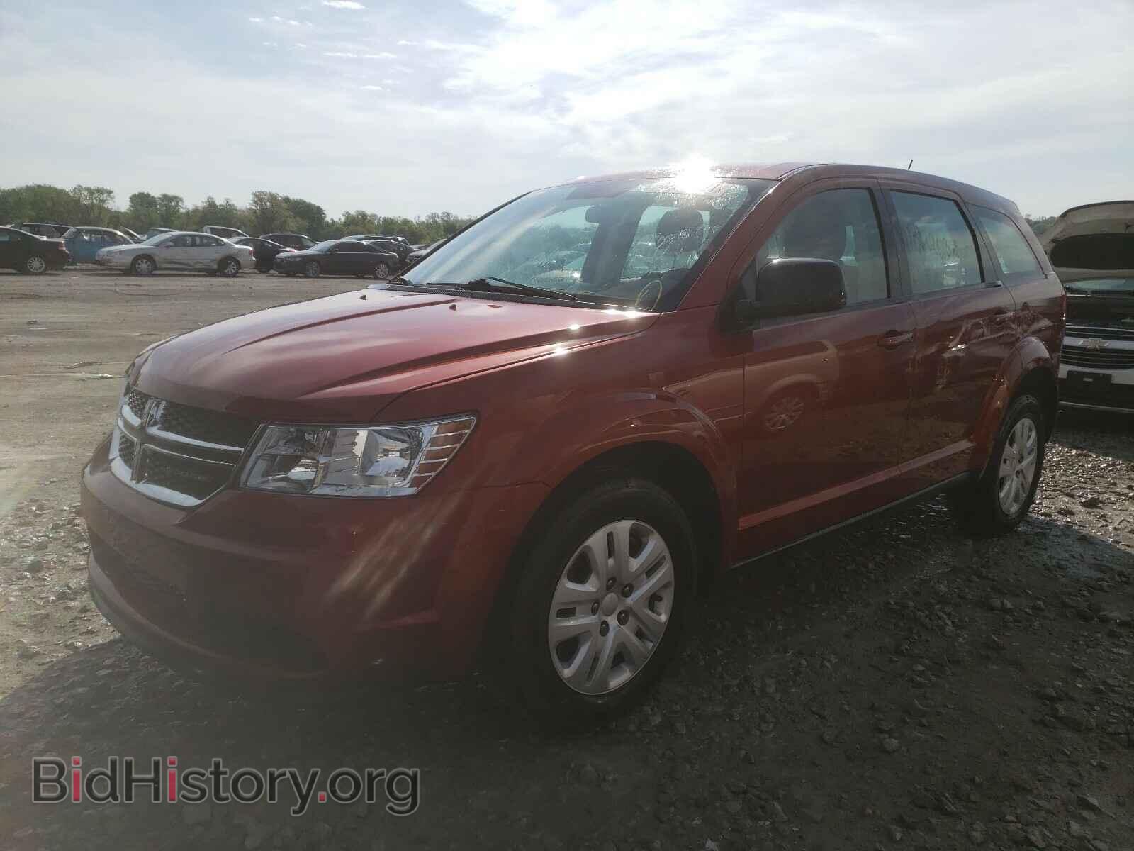 2014 DODGE JOURNEY - VIN: 3C4PDCAB2ET289784 - Фото 2