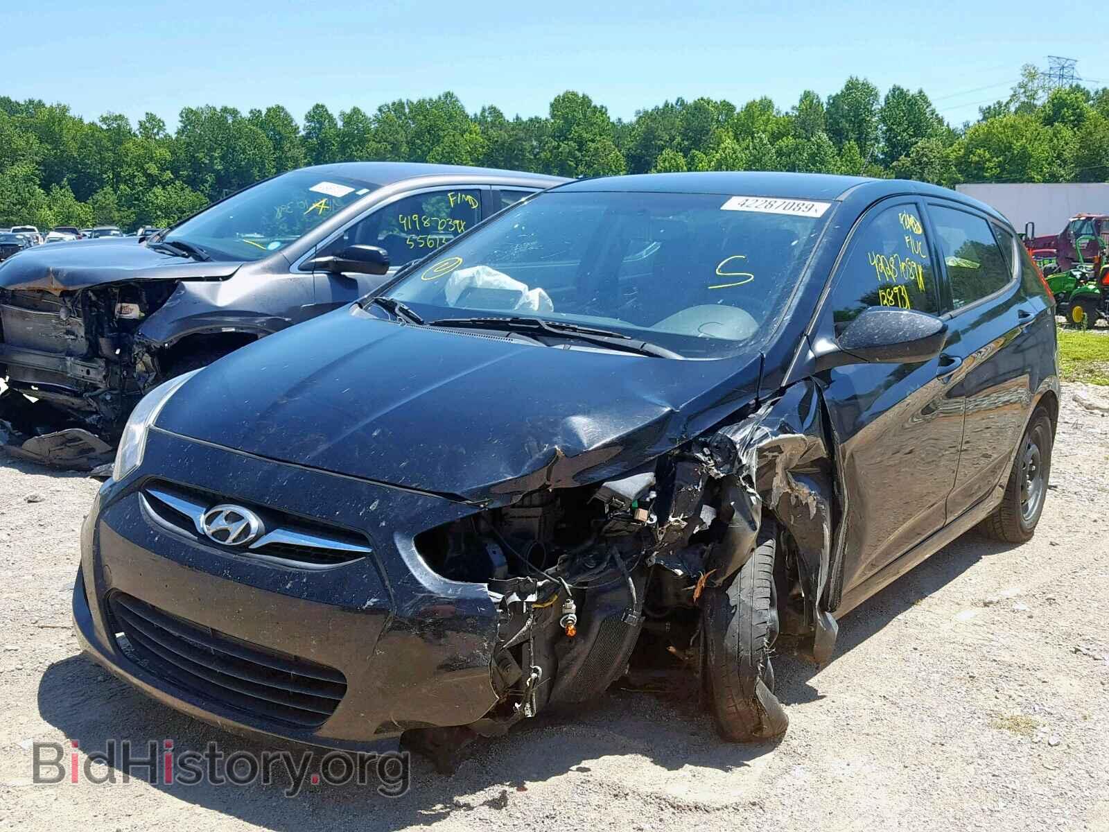 2013 HYUNDAI ACCENT - VIN: KMHCT5AE5DU126375 - Фото 2