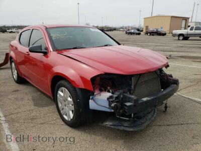 2013 Dodge AVENGER Avenger SE, red — VIN 1C3CDZAB6DN653273, Copart