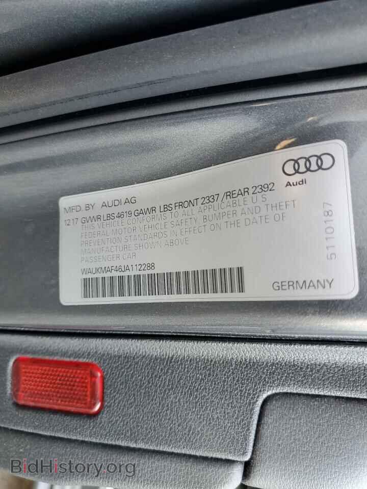 2018 AUDI A4 - VIN: WAUKMAF46JA112288 - Фото 12