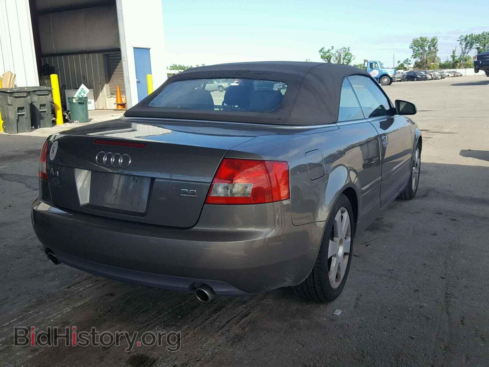 2005 AUDI A4 - VIN: WAUDT48H45K003213 - Photo 4