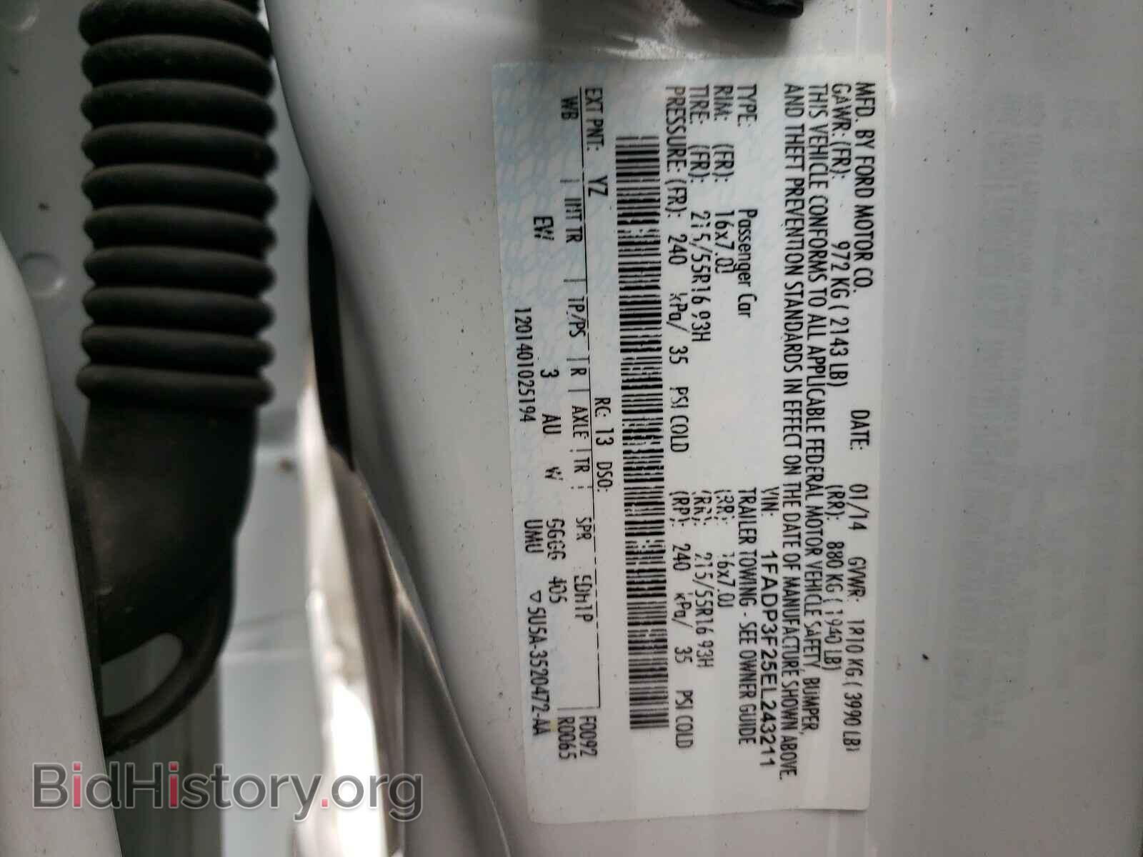 2014 FORD FOCUS - VIN: 1FADP3F25EL243211 - Photo 10