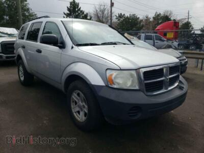 2007 Dodge DURANGO, silver — VIN 1D8HB38P27F502033, Copart
