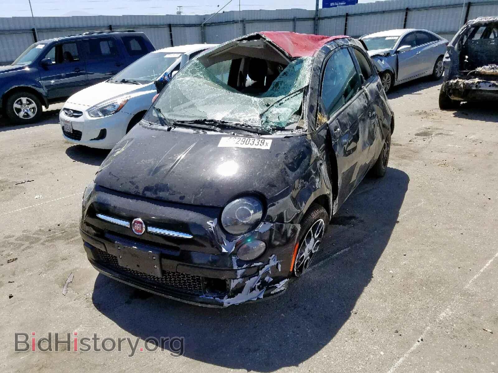 2015 FIAT 500 - VIN: 3C3CFFAR6FT624414 - Фото 2