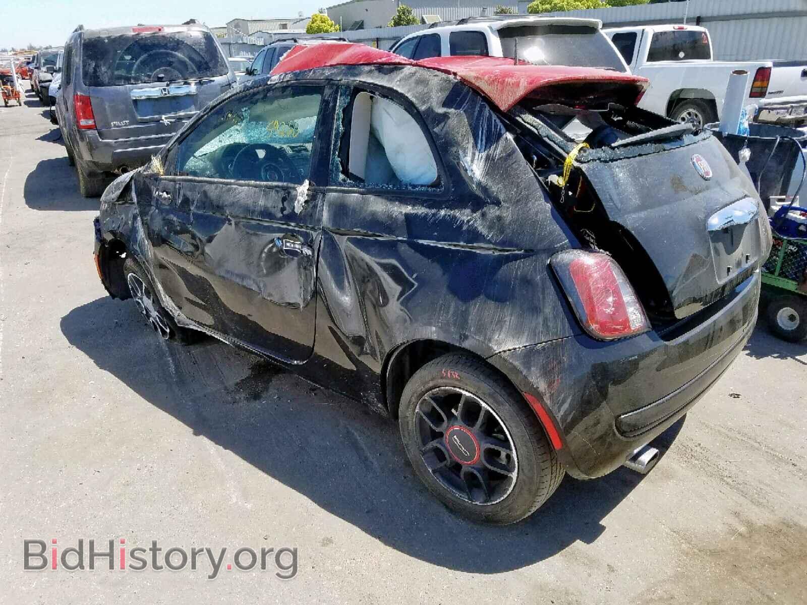 2015 FIAT 500 - VIN: 3C3CFFAR6FT624414 - Фото 3