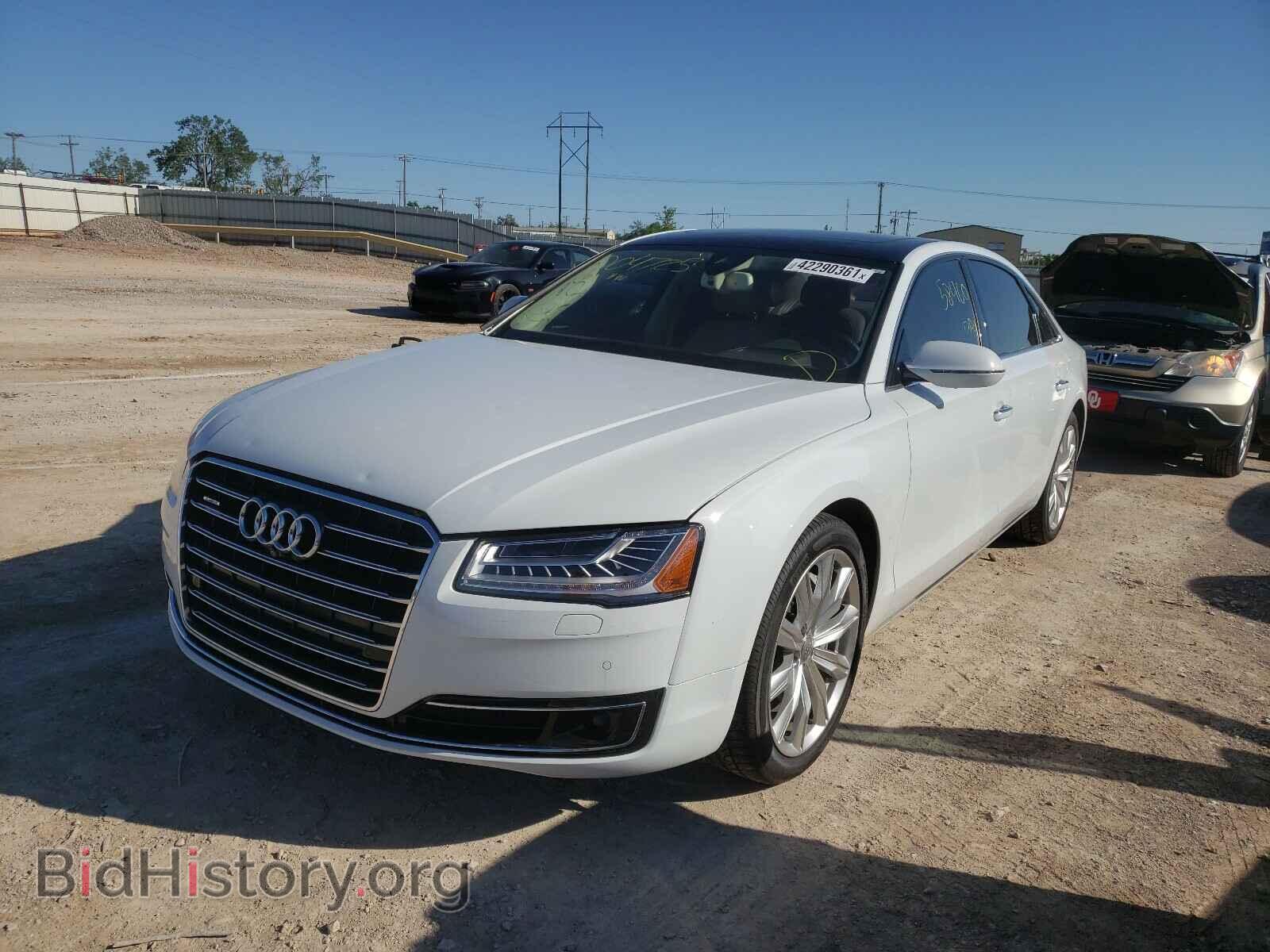2016 AUDI A8 - VIN: WAU34AFD2GN004725 - Фото 2