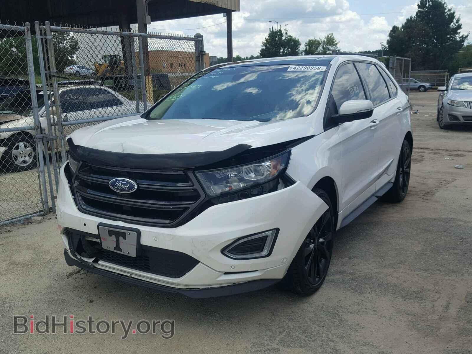 2015 FORD EDGE - VIN: 2FMTK4AP7FBB58641 - Фото 2
