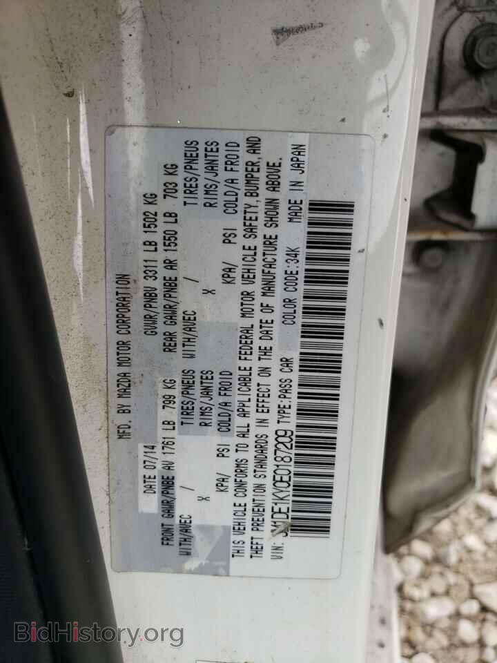 2014 MAZDA 2 - VIN: JM1DE1KY0E0187209 - Фото 12