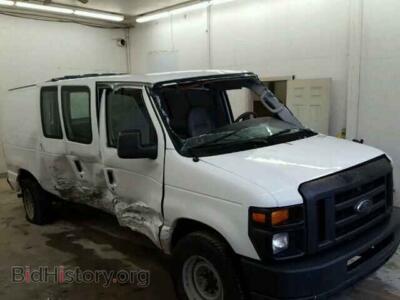 2008 Ford ECONOLINE, white — VIN 1FTNE24W18DB12893, Copart