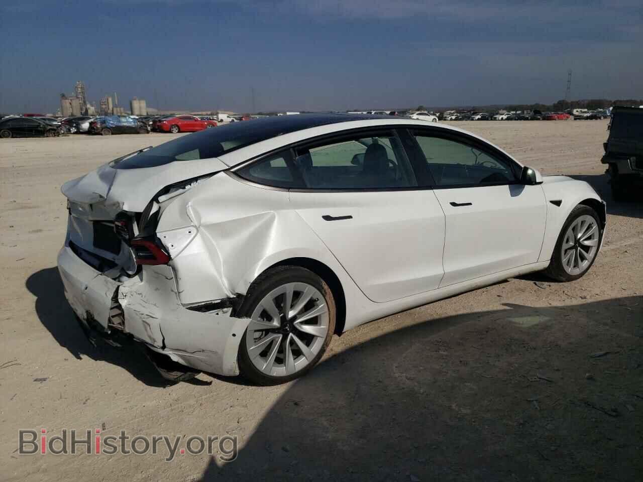 2022 TESLA MODEL 3 - VIN: 5YJ3E1EA6NF190529 - Фото 3