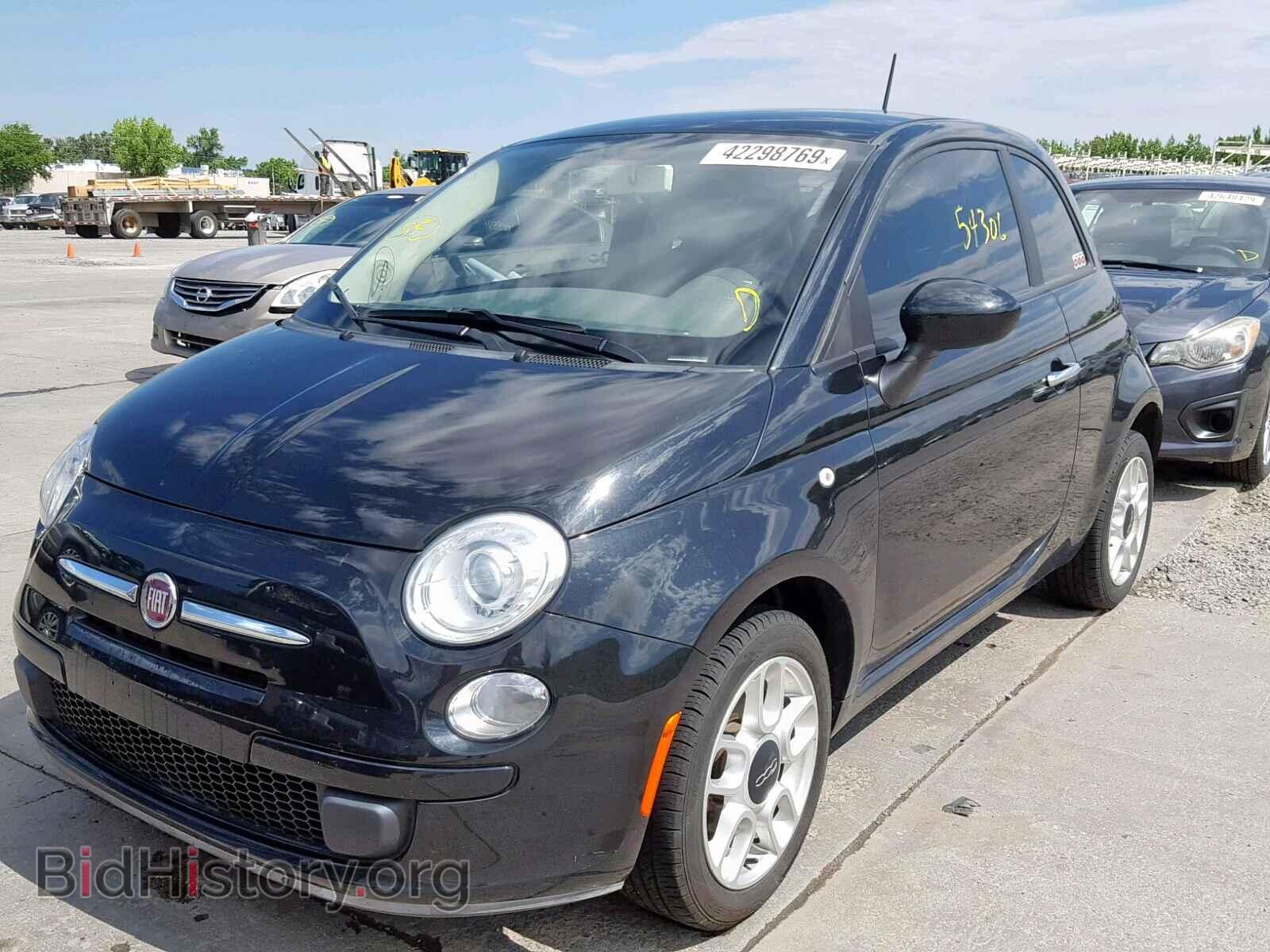 2012 FIAT 500 - VIN: 3C3CFFAR1CT319513 - Фото 2
