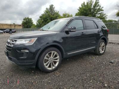 2018 Ford EXPLORER XLT, черный — VIN 1FM5K8D80JGB52606, Copart