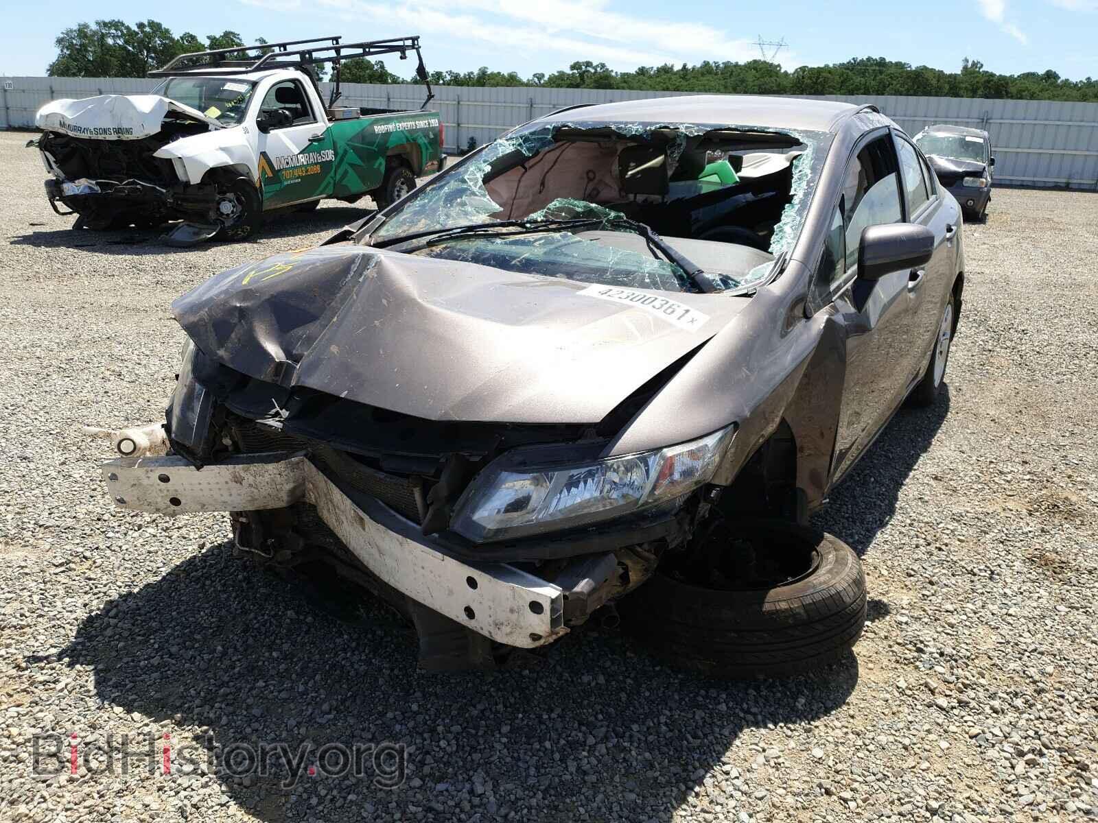 2015 HONDA CIVIC - VIN: 2HGFB2F52FH528227 - Фото 2