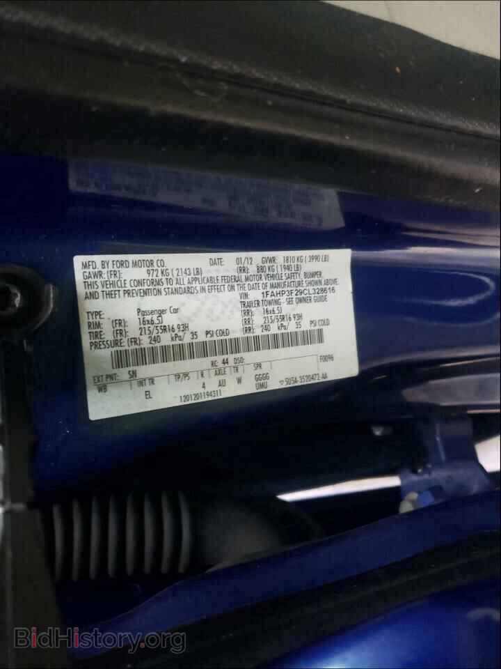 2012 FORD FOCUS - VIN: 1FAHP3F29CL328616 - Photo 10