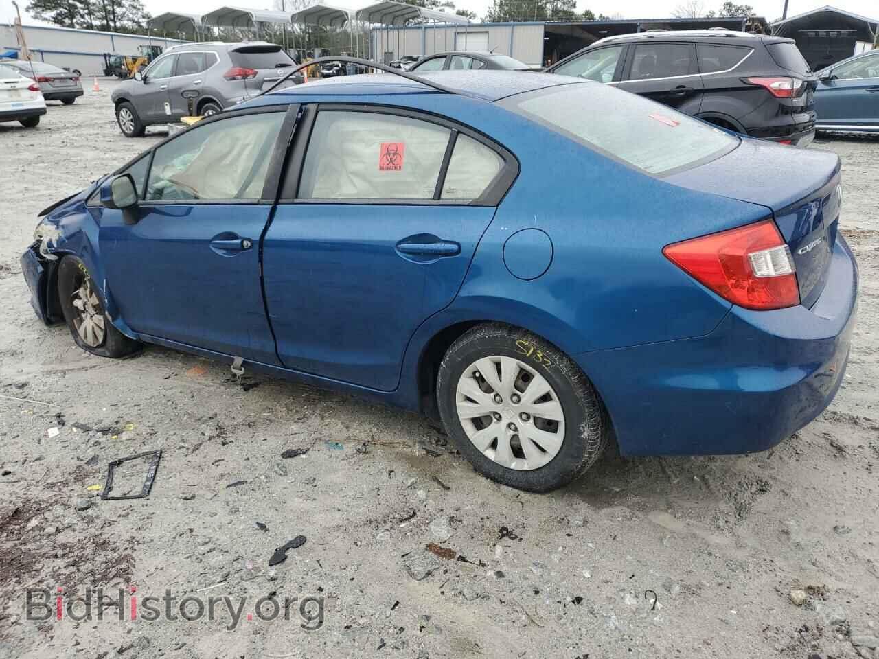 2012 HONDA CIVIC - VIN: 2HGFB2F59CH560622 - Фото 2