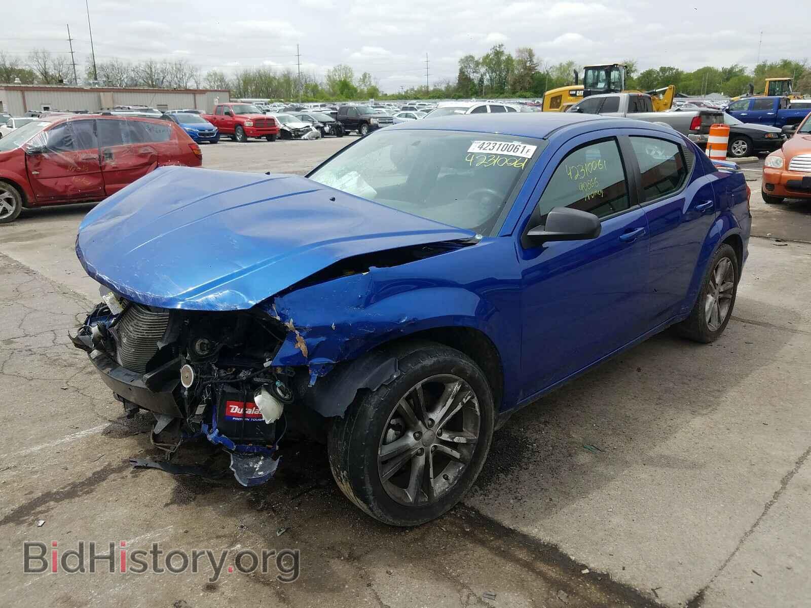 2013 DODGE AVENGER - VIN: 1C3CDZAG9DN521488 - Фото 2