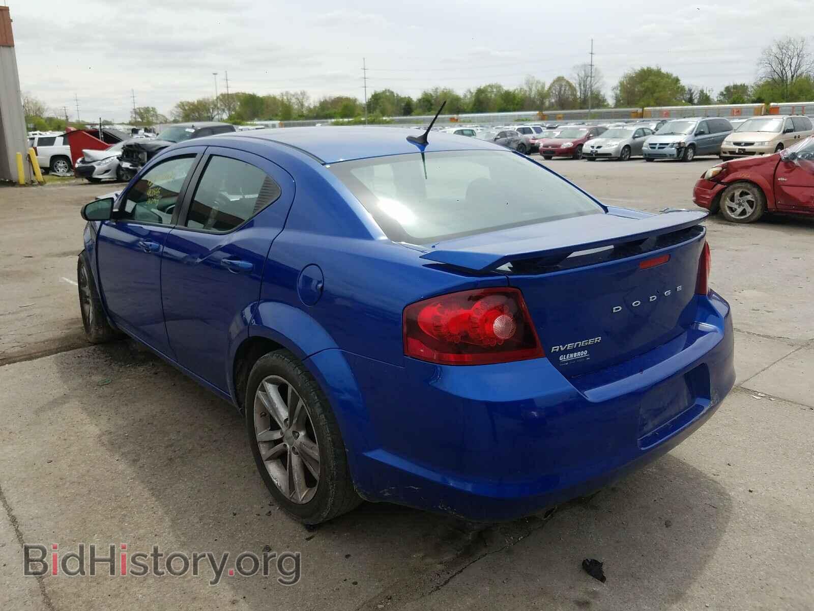 2013 DODGE AVENGER - VIN: 1C3CDZAG9DN521488 - Фото 3