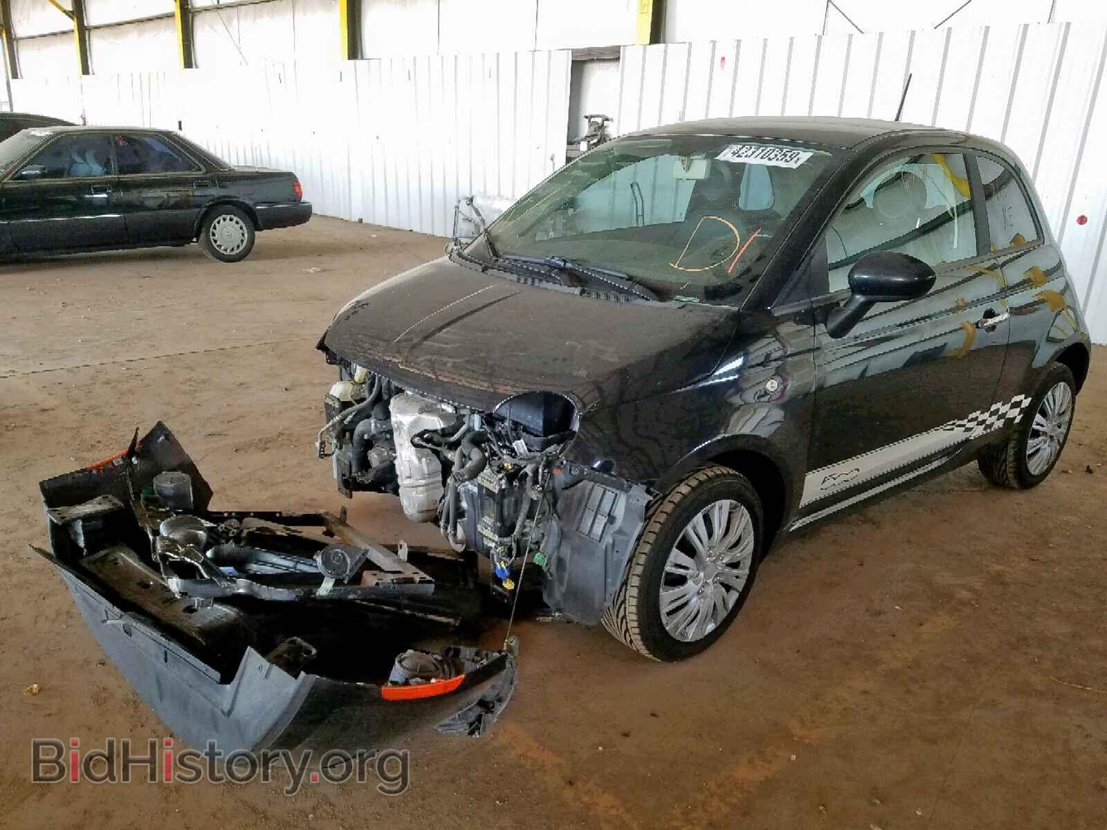 2012 FIAT 500 - VIN: 3C3CFFAR2CT335509 - Фото 2