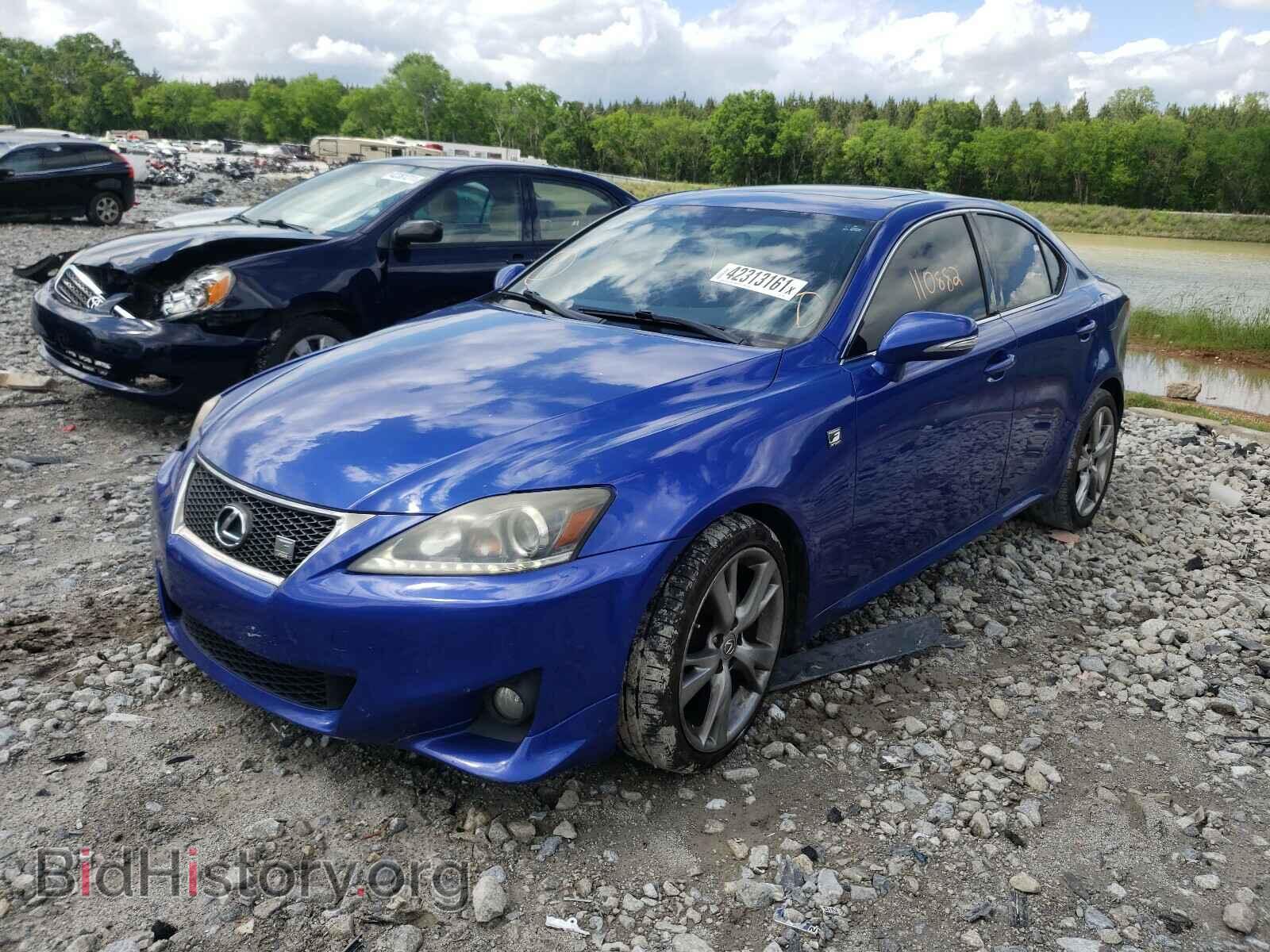 2012 LEXUS IS - VIN: JTHBF5C27C5174011 - Фото 2