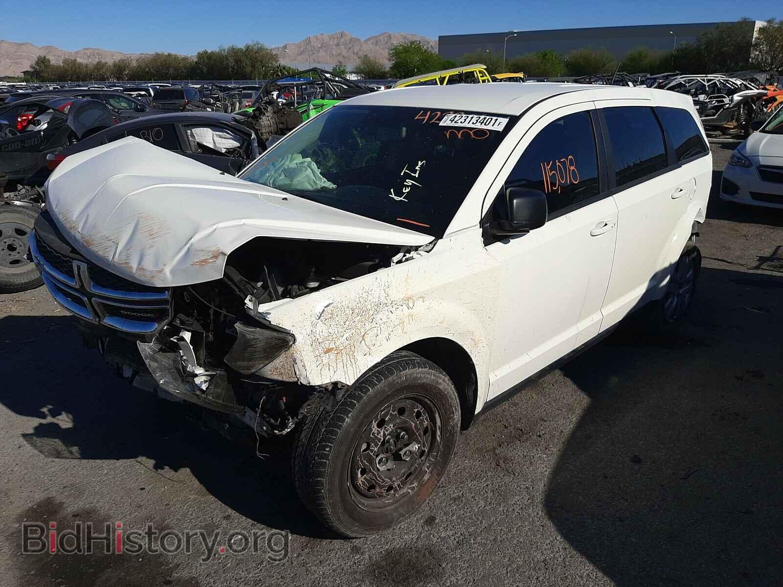 2014 DODGE JOURNEY - VIN: 3C4PDCAB3ET259032 - Фото 2