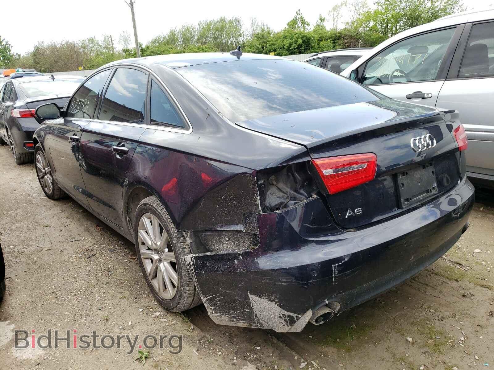2013 AUDI A6 - VIN: WAUGFAFC3DN129618 - Фото 3