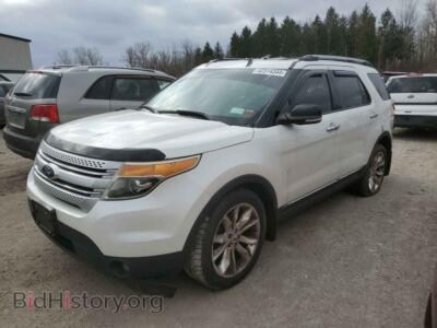 2012 Ford EXPLORER XLT, white — VIN 1FMHK8D80CGA31011, Copart