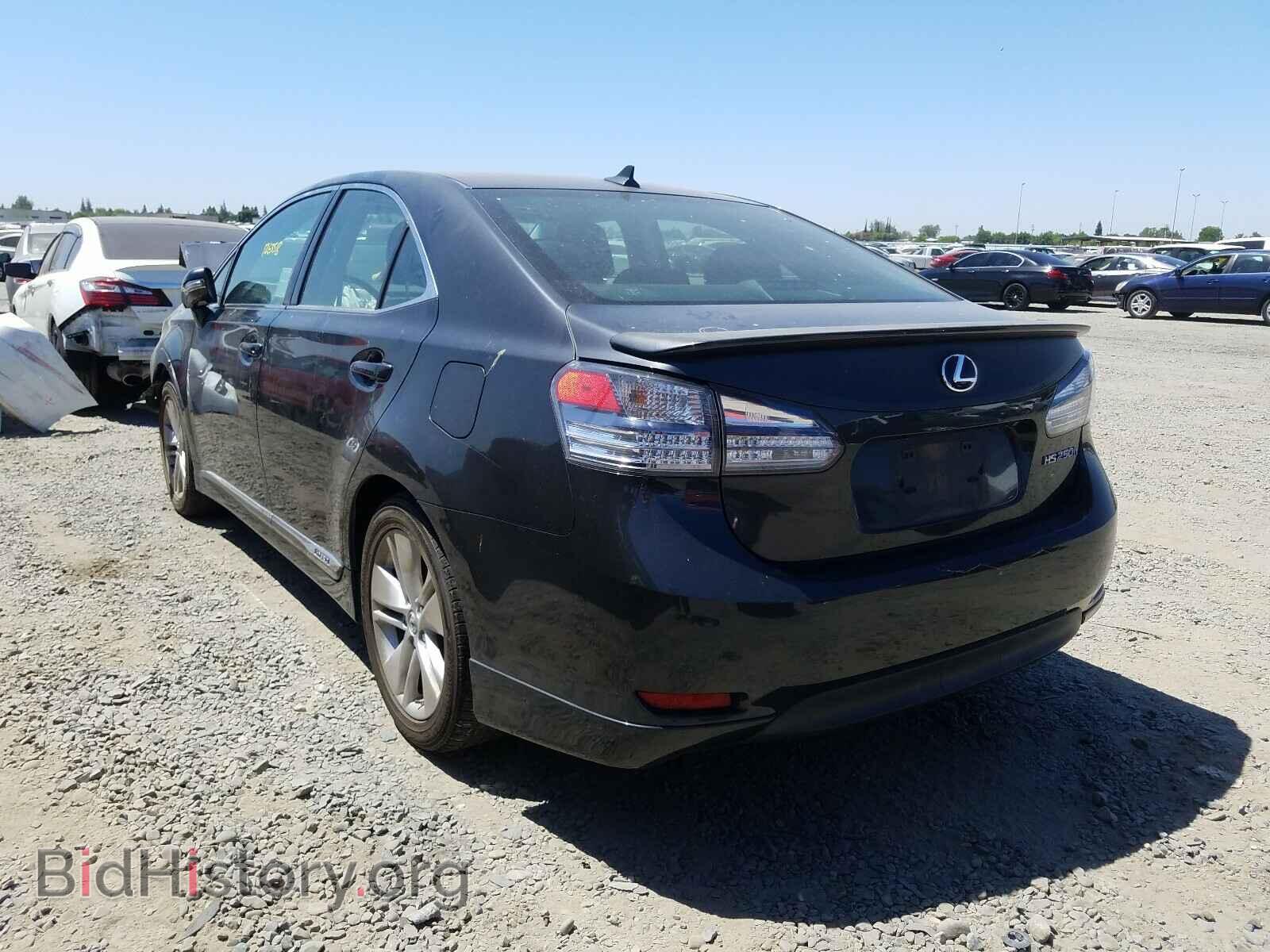 2011 LEXUS HS - VIN: JTHBB1BA7B2044386 - Фото 3