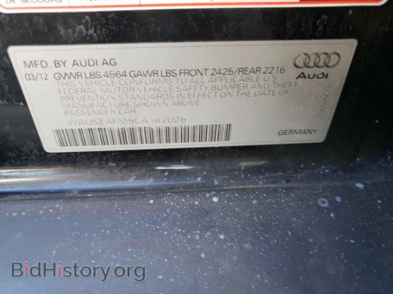 2012 Audi A3 (VIN WAUKEAFM5CA142026) — photo 10 of 10