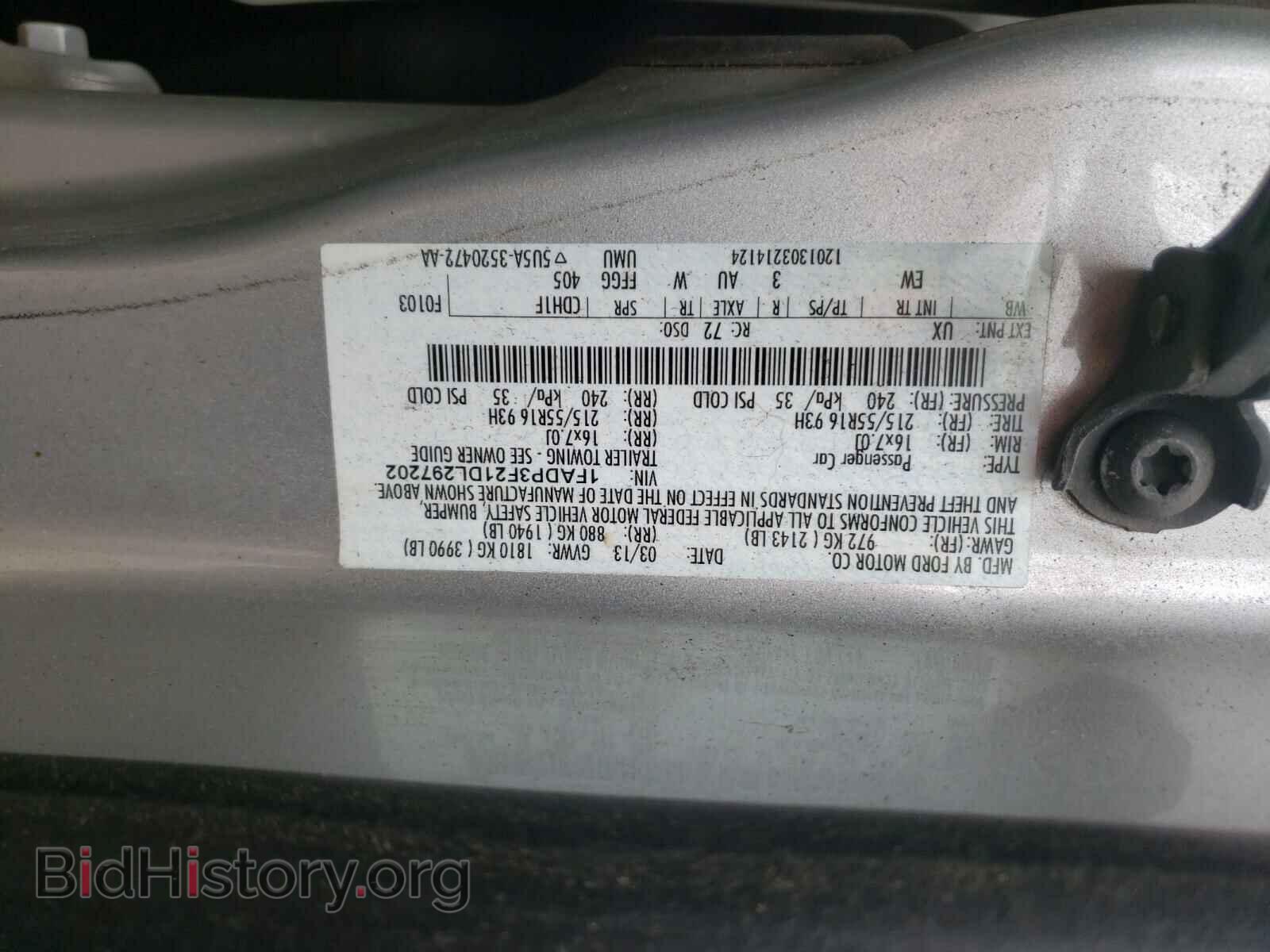 2013 FORD FOCUS - VIN: 1FADP3F21DL297202 - Photo 10