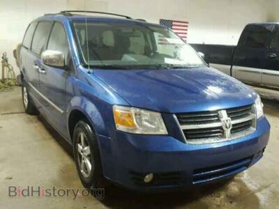 2010 Dodge CARAVAN Grand Cara, blue — VIN 2D4RN5D13AR482790, Copart