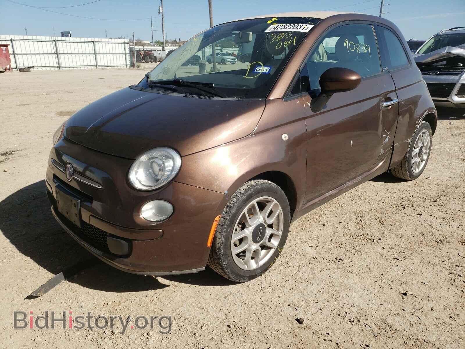 2012 FIAT 500 - VIN: 3C3CFFDRXCT385084 - Фото 2