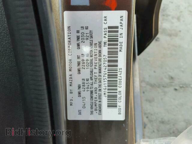 2016 MAZDA 6 - VIN: JM1GJ1T57G1427057 - Фото 10