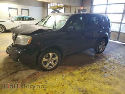 2013 Honda PILOT EXL, blue — VIN 5FNYF4H57DB080171, Copart