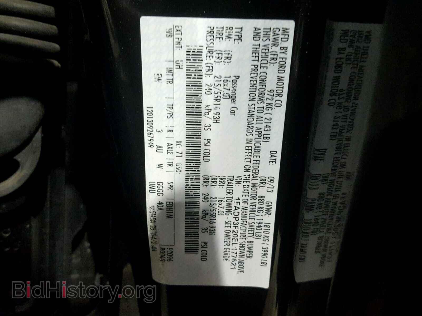 2014 FORD FOCUS - VIN: 1FADP3F20EL177621 - Photo 10