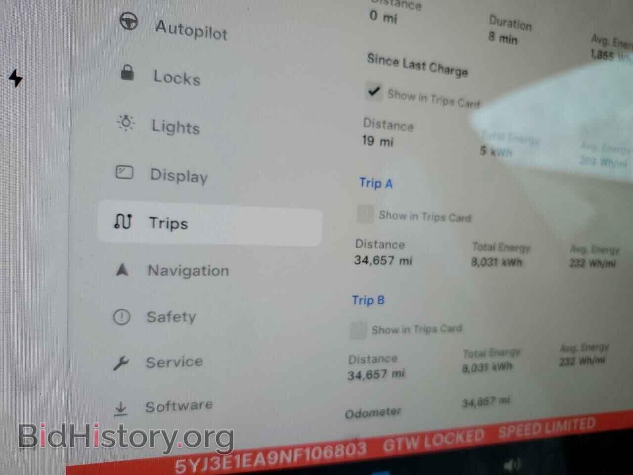 2022 TESLA MODEL 3 - VIN: 5YJ3E1EA9NF106803 - Photo 9