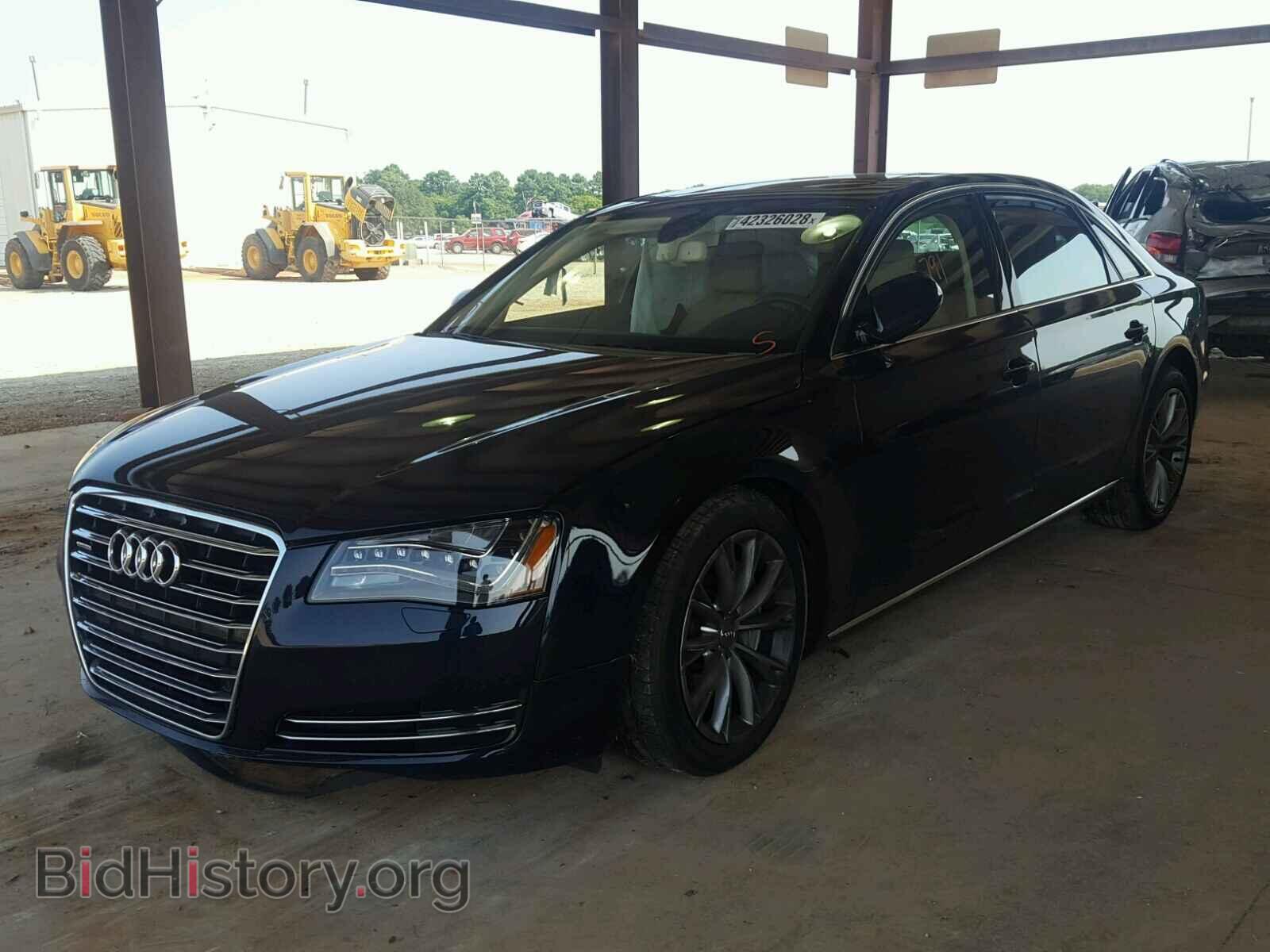 2014 AUDI A8 - VIN: WAURGAFD2EN003427 - Фото 2