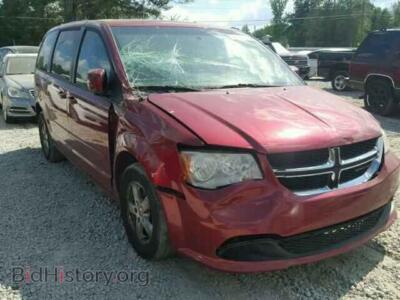 2011 Dodge CARAVAN Grand Cara, красный — VIN 2D4RN3DG3BR627188, Copart