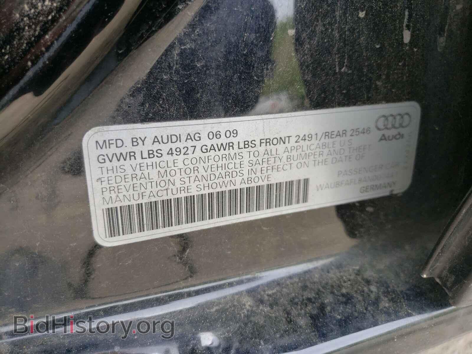 2010 AUDI A4 - VIN: WAUBFAFL8AN007441 - Фото 10