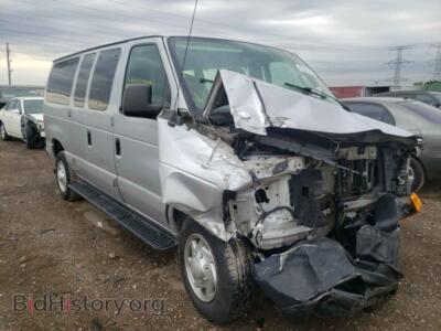 2014 Ford ECONOLINE, silver — VIN 1FBNE3BL2EDA71205, Copart