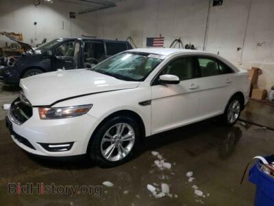 2013 Ford TAURUS Taurus SEL, white — VIN 1FAHP2E86DG208329, Copart