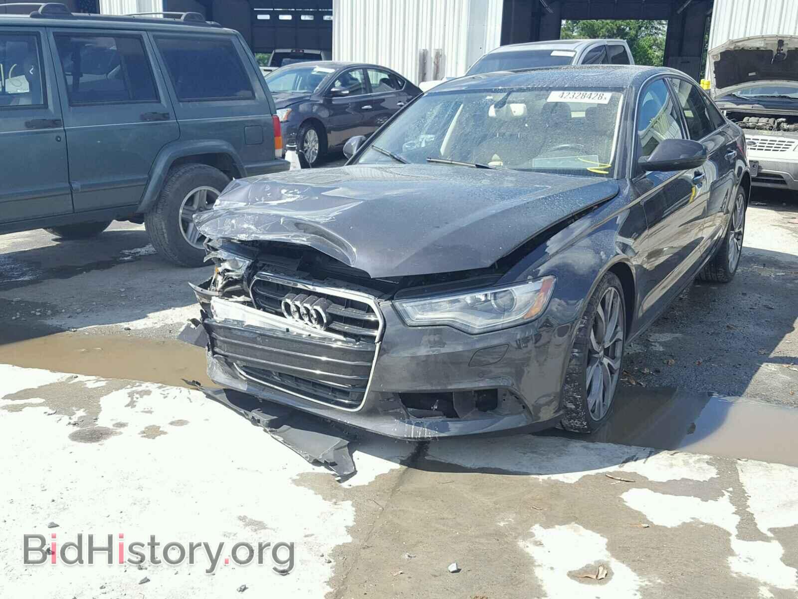 2013 AUDI A6 - VIN: WAUGFAFC8DN129288 - Фото 2