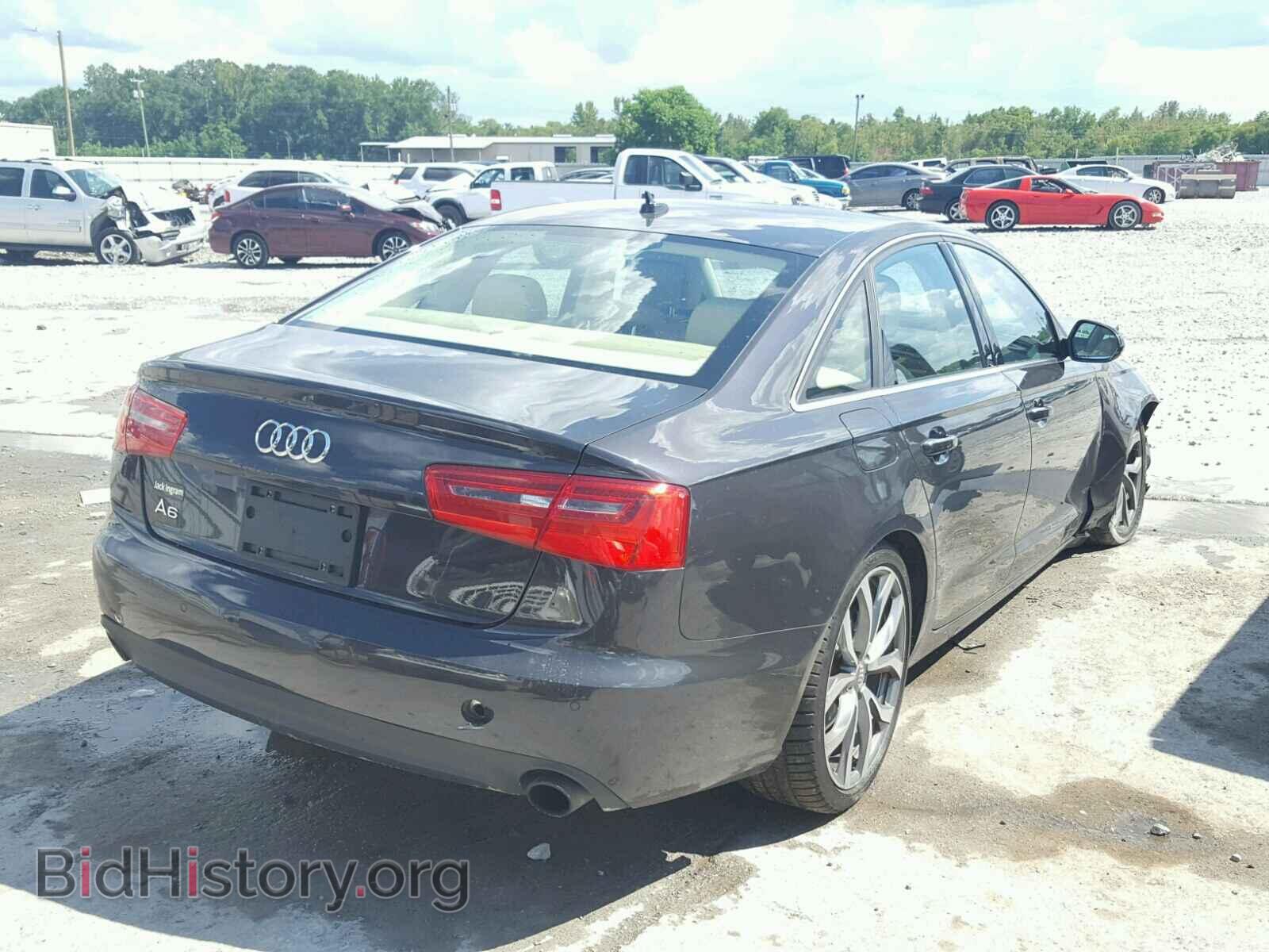 2013 AUDI A6 - VIN: WAUGFAFC8DN129288 - Фото 4