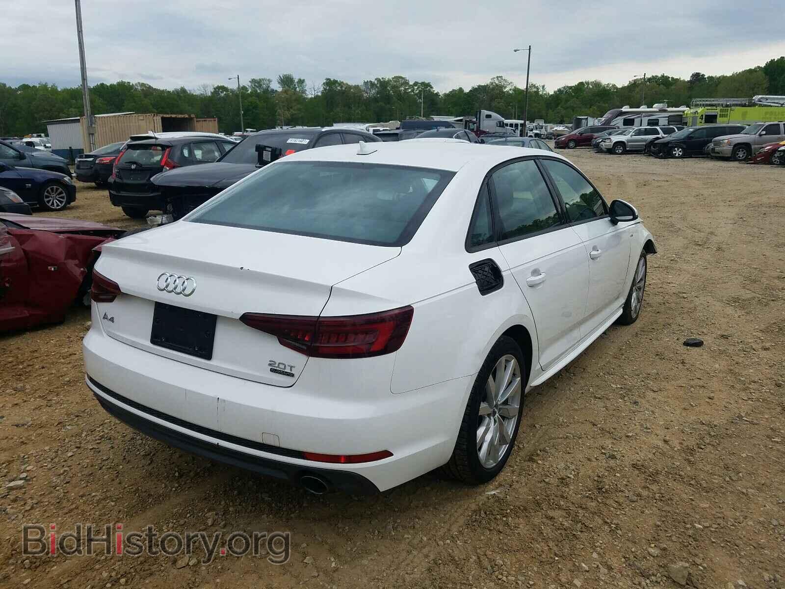 2018 AUDI A4 - VIN: WAUDNAF44JA076817 - Photo 4
