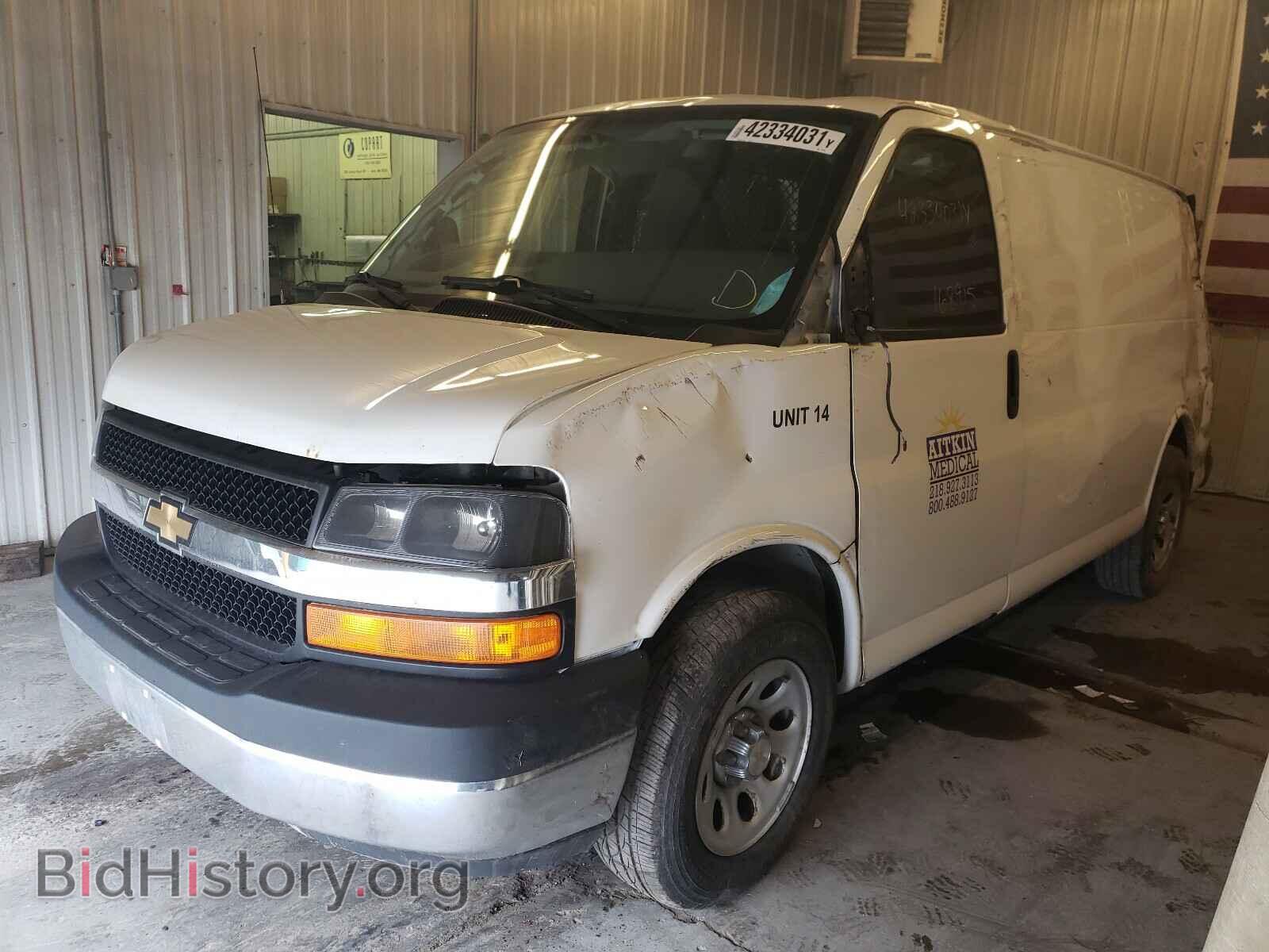 2014 CHEVROLET EXPRESS - VIN: 1GCSHAF46E1143442 - Фото 2