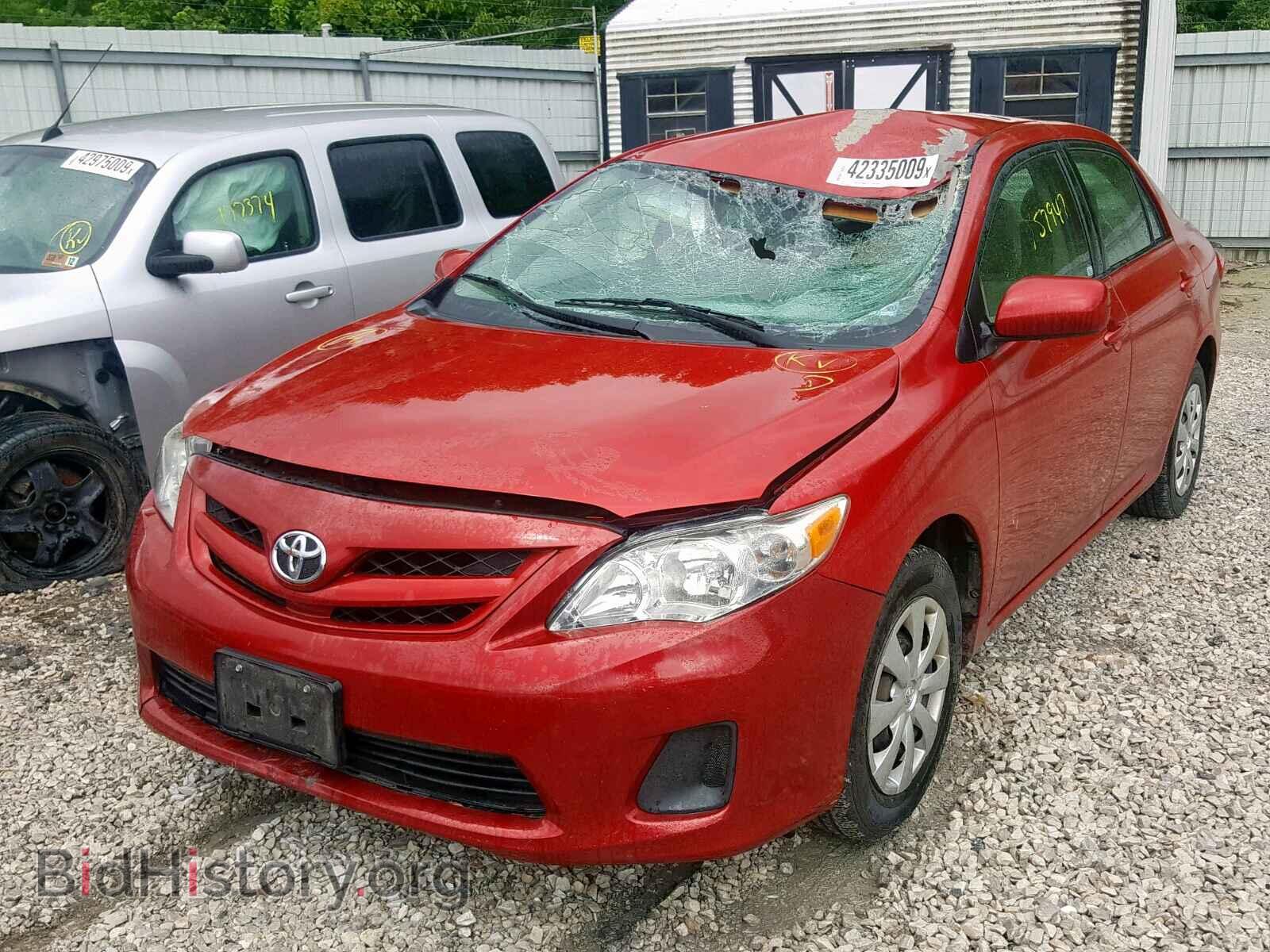 2011 TOYOTA COROLLA BA - VIN: 2T1BU4EEXBC742133 - Фото 2