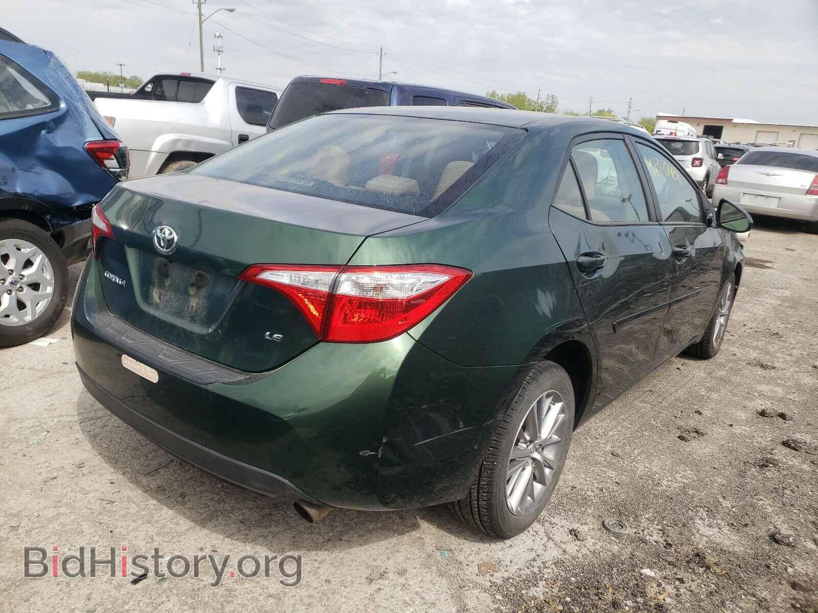 2014 TOYOTA COROLLA - VIN: 5YFBURHE6EP004357 - Фото 4