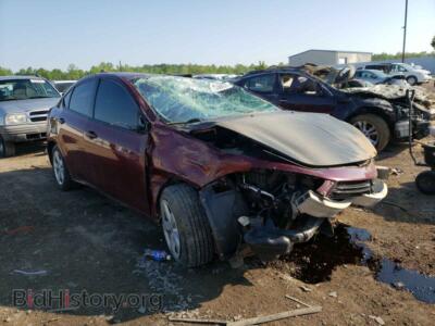 2015 Dodge DART Dart SXT, бордовый — VIN 1C3CDFBB3FD243892, Copart