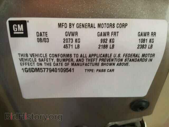 2004 CADILLAC CTS - VIN: 1G6DM577940109541 - Фото 10